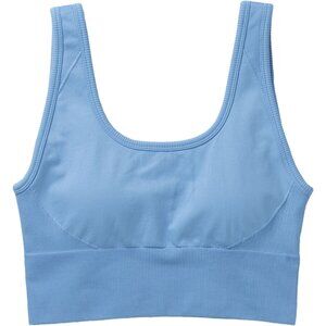 Halfdays Paradis Seamless Bra Top Forget Me Not Blue Yoga Workout Gym SIze